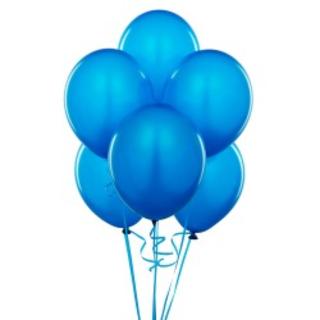200 x Plain Helium filled Balloons